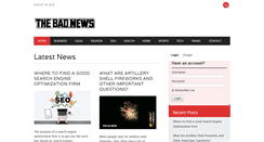 Desktop Screenshot of probablybadnews.com