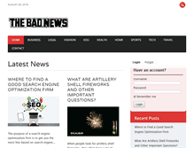 Tablet Screenshot of probablybadnews.com